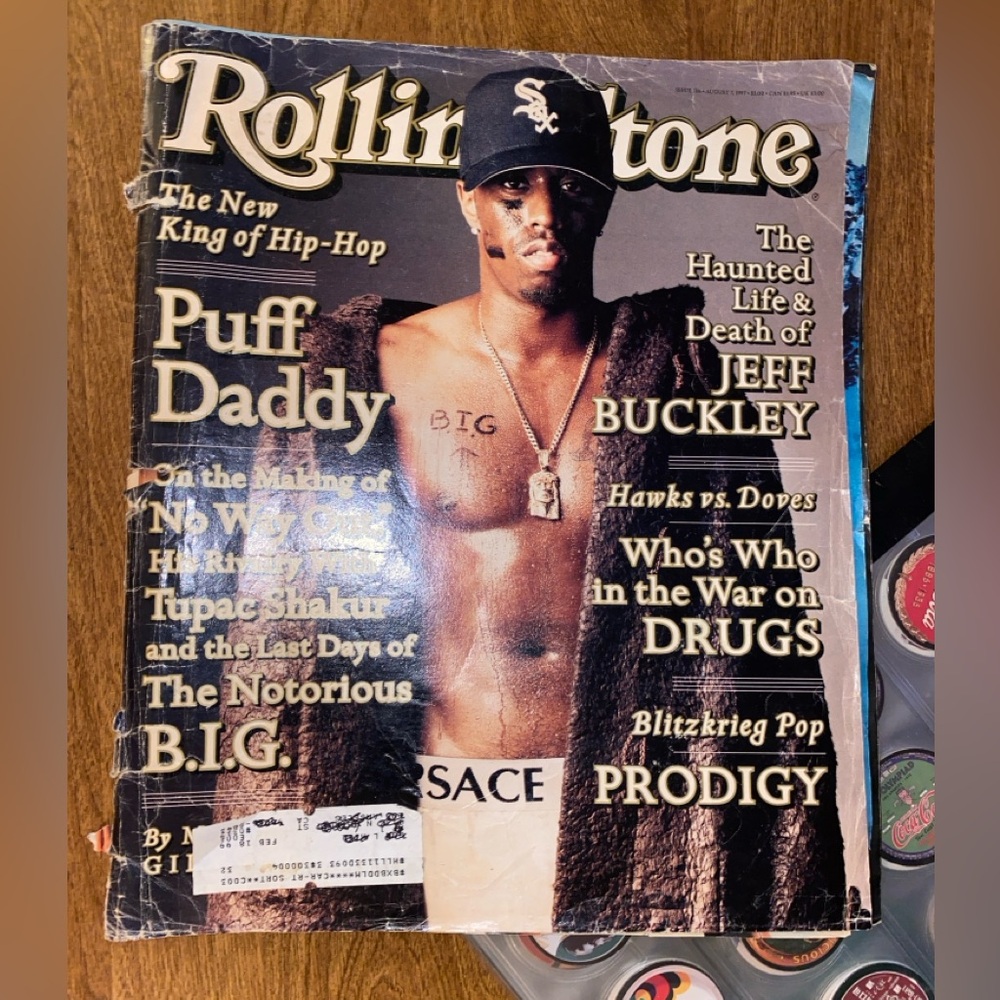 Rollingstone magazine puff daddy pdiddy used cover